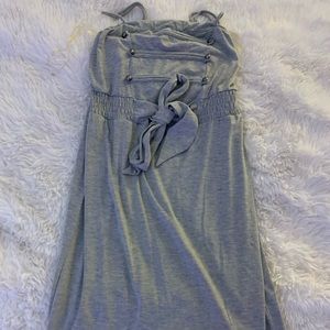 NWOT Self esteem grey dress